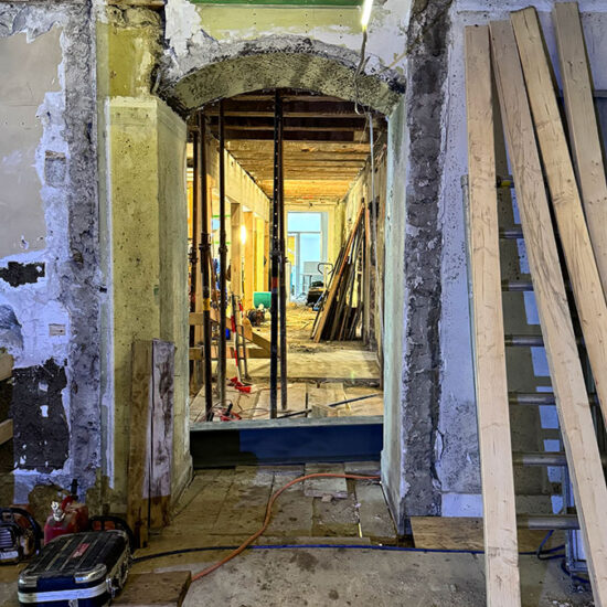 Baustellenbesichtigung Psychiatrie Sarnen