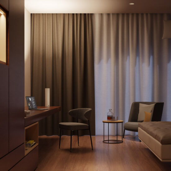 Beam Tischleuchte mit Licht nach oben für die Beleuchtung der Decke Beam Tischleuchte mit Licht nach oben für die Beleuchtung der Decke