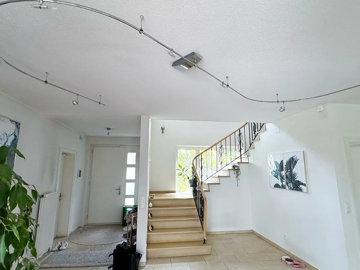 Einfamilienhaus Vorherbild Eingang