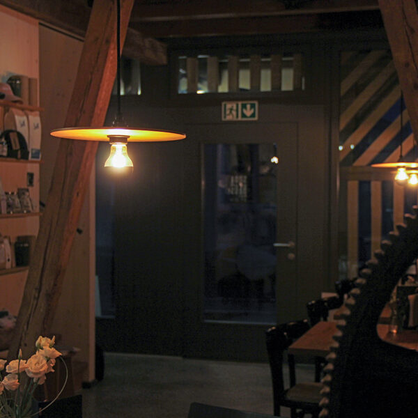 Pendelleuchte mit Glühbirne